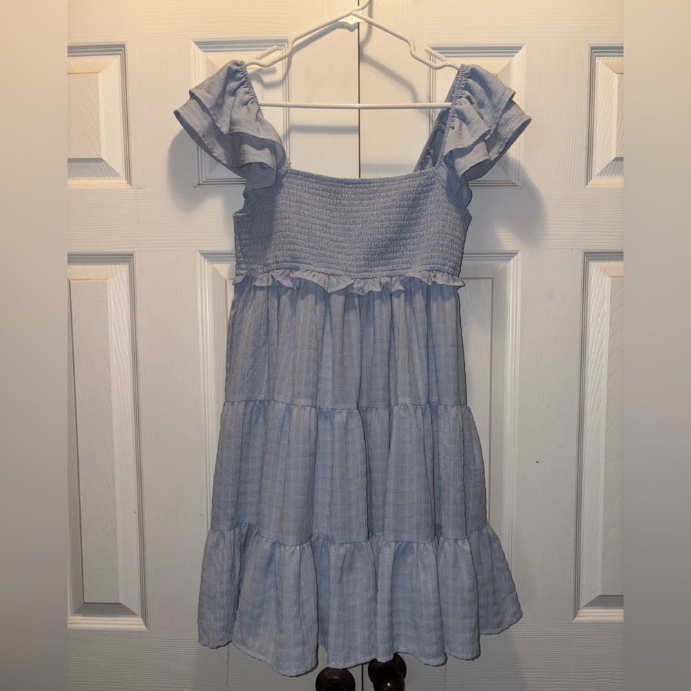 Altar'd State Sky Blue Textured Dress size medium